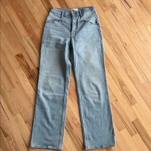 Abercrombie & Fitch 90s Relaxed Jean High Rise Curve Love Western Style 27L